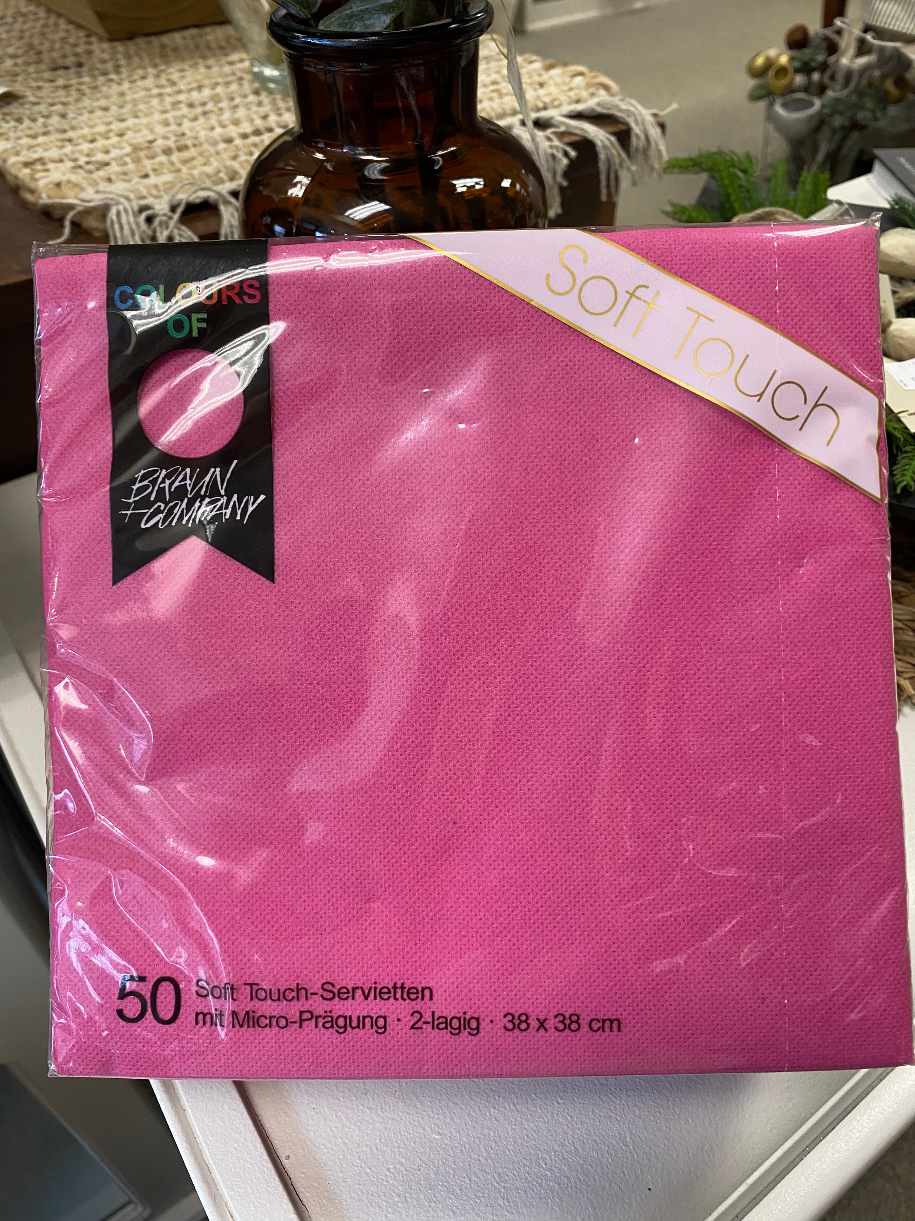 Paper Soft Touch Napkins Solid Colours Willow Home