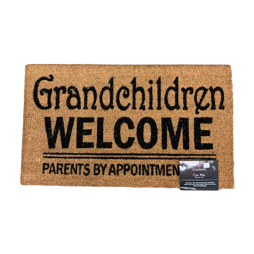 Grandchildren Welcome Parents By Appointment | Coir Mat