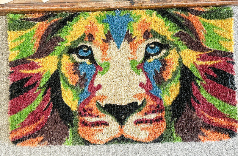 Colourful Lion | Coir Mat