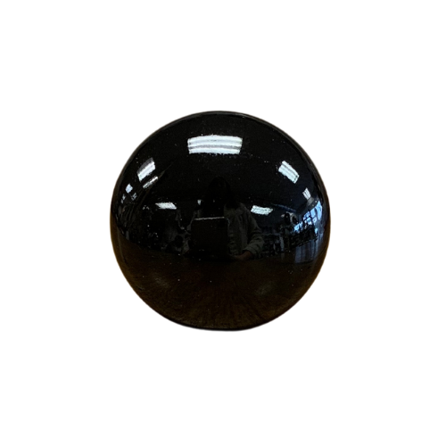 Hardware - Glossy Black Round Knob (56)