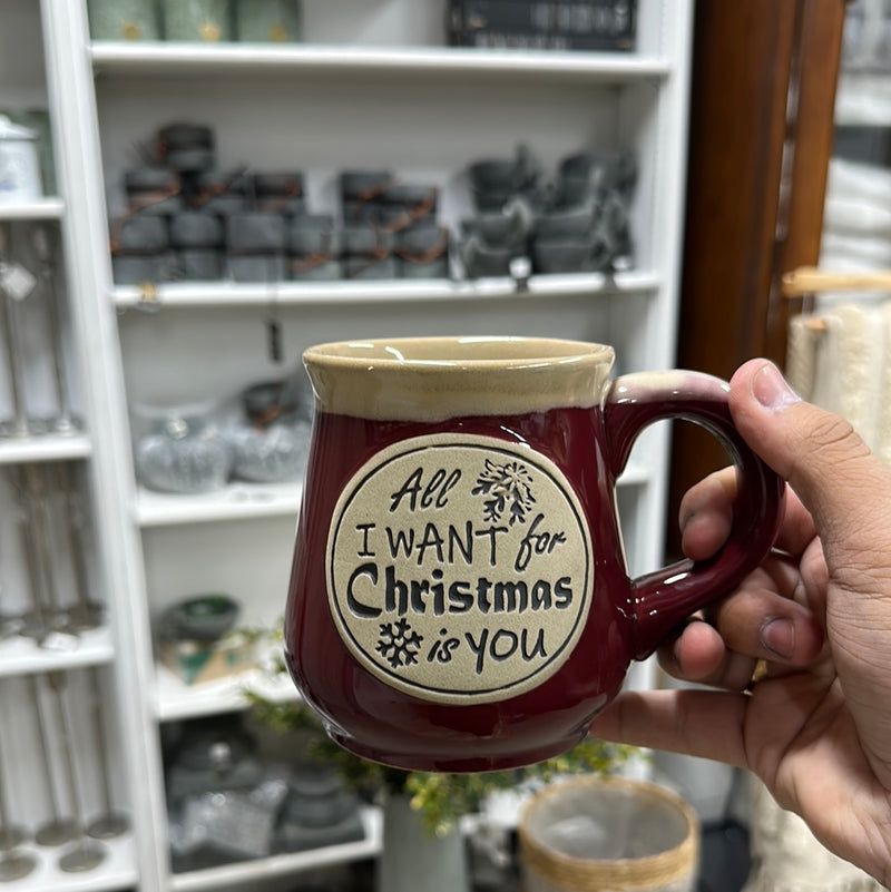 All I want for Christmas coffee mug