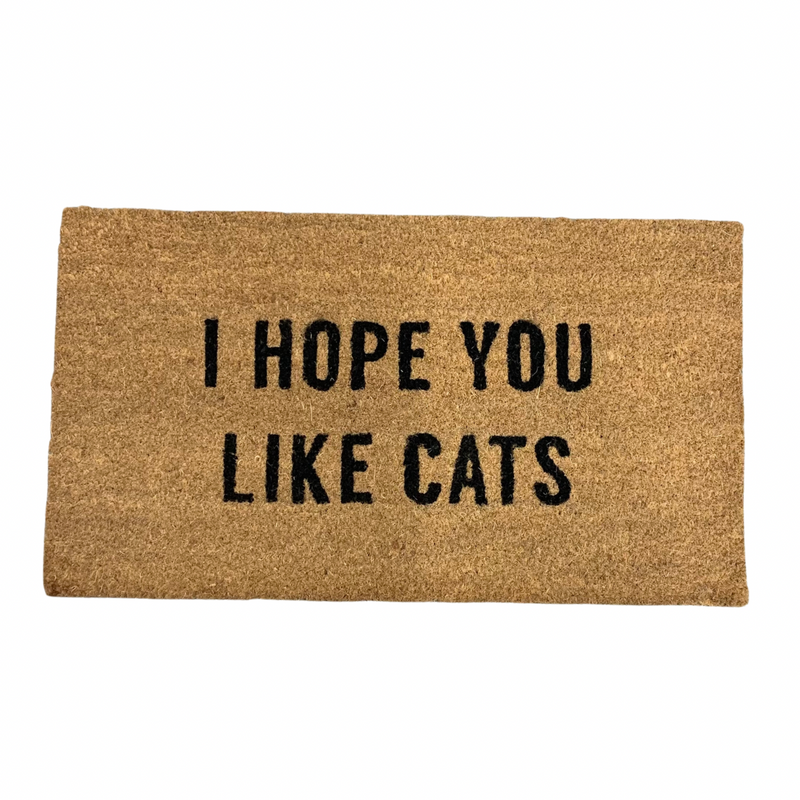 I Hope You Like Cats | Coir Mat