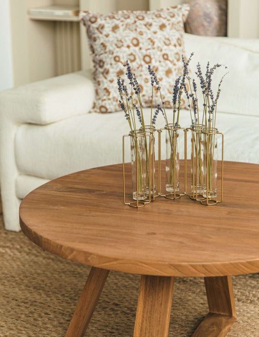 Gold Wire Adjustable Vase