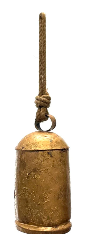 Rustic Gold Single Hanging Bell