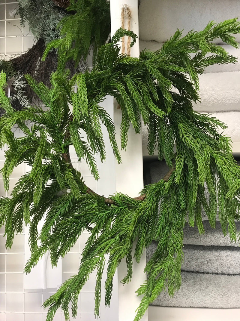 Fresh Touch Norfolk Pine Wreath |