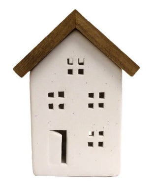 Ceramic House | LED 4 Windows 1 Door