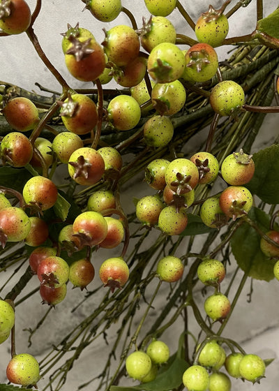 Green Fall Berry Wreath | 24"