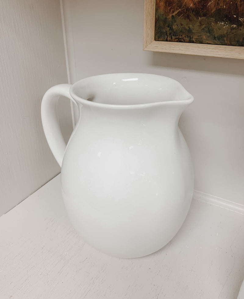 White Pitcher