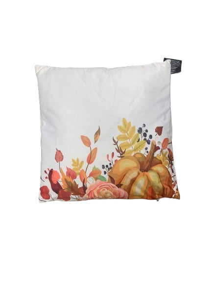 LED Velvet Pumpkin Leaves |Cushion