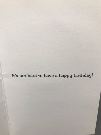 I Know Yesterday was your | Birthday Card