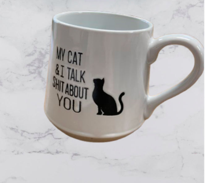 Fat Bottom Mug | “Me And My Cat”