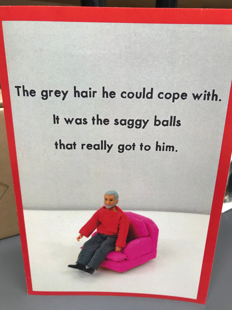 The grey hair| Birthday Card