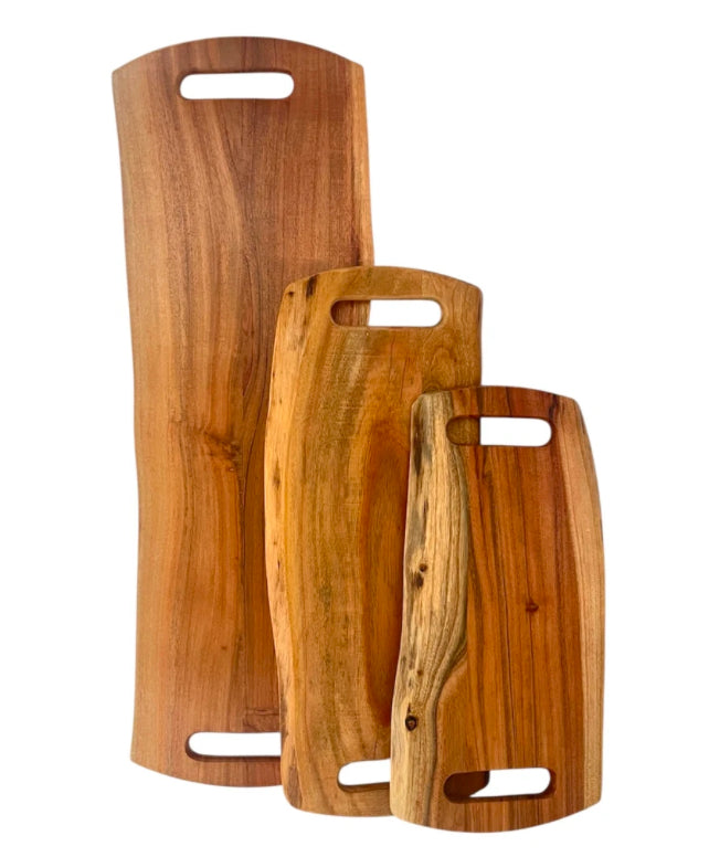 Acacia Wood Live Edge Serving Board