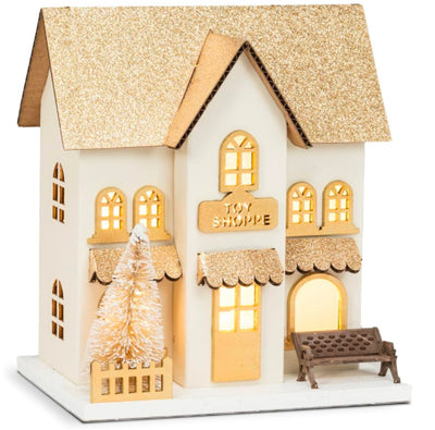 Gold Glitter House | LED