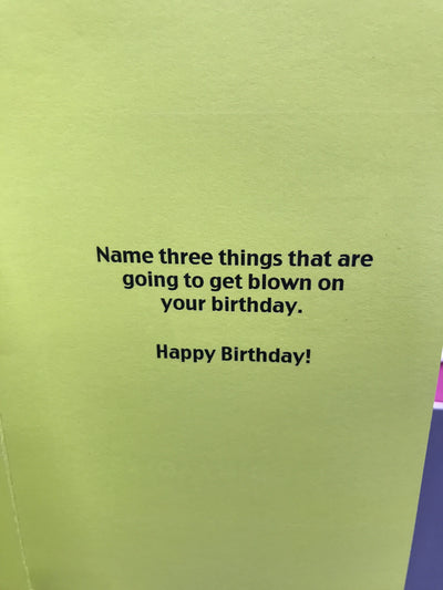 My budget| Birthday Card