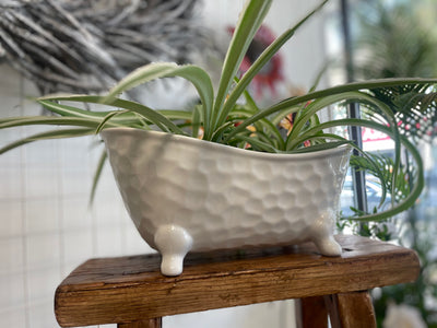 White Ceramic Tub