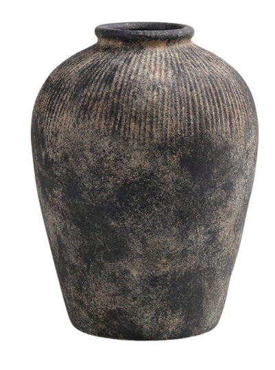 Black Terracotta Vases