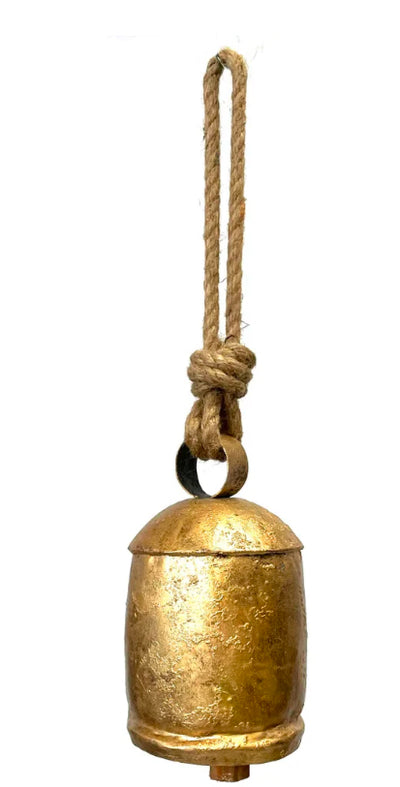 Rustic Gold Single Hanging Bell