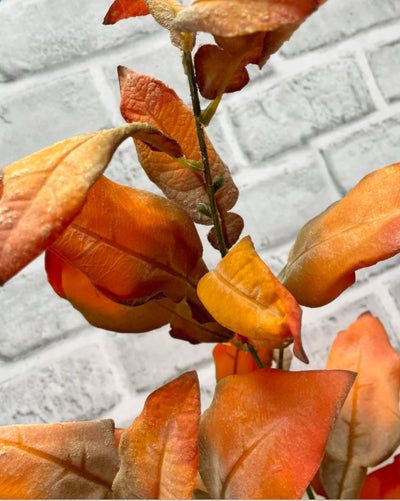 Fall Dried Look Leaves Spray | 38”