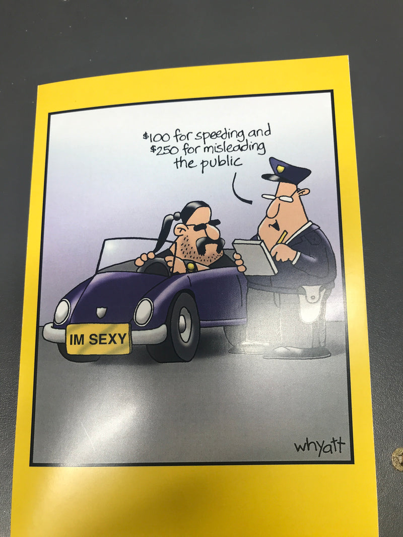 $100 for speeding,… | Birthday Card