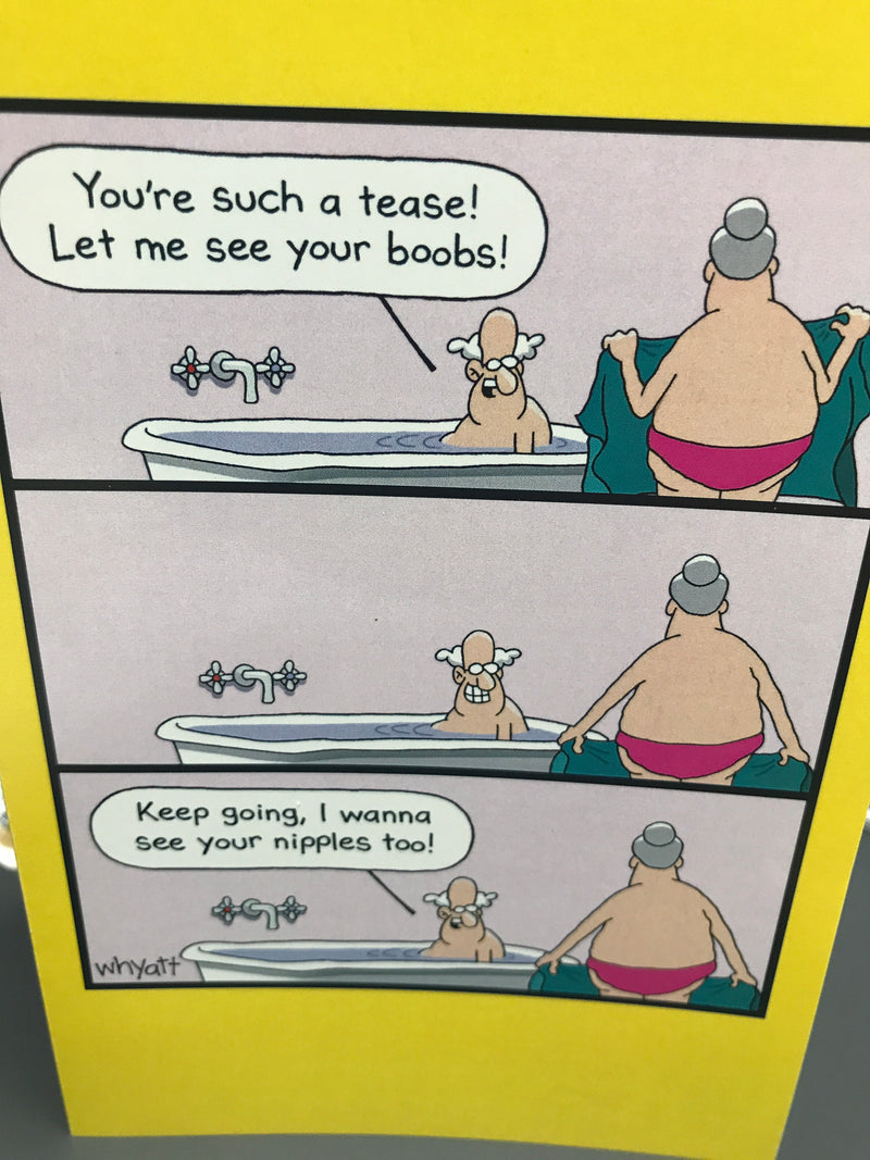 Your such a tease | Birthday Card