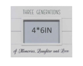 Three Generations Picture Frame