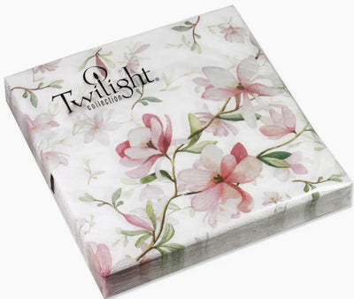Pink Floral Luncheon Napkin