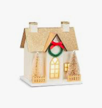 Gold Glitter House | LED