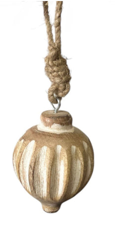 Wood Ornament - Natural