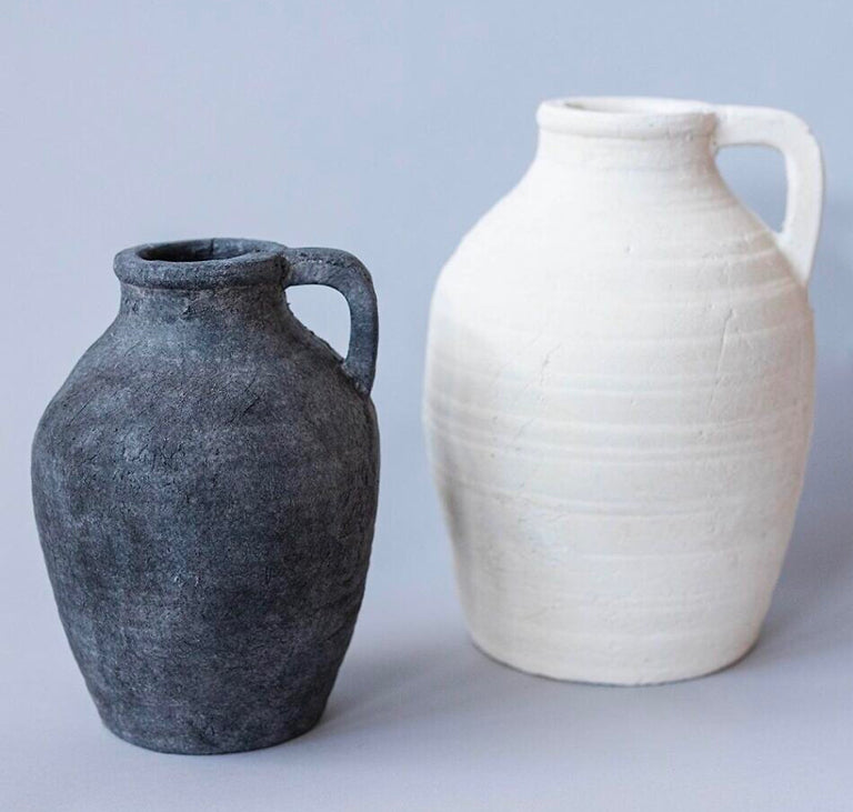 Cement Vase | With Handle