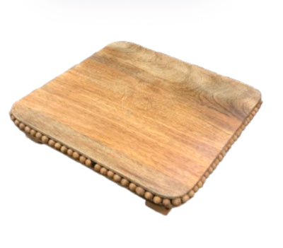 Mango Wood Beaded Square Trivet |