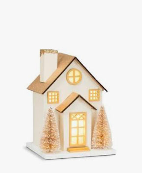 Gold Glitter House | LED