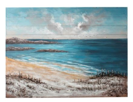 Beach View | Art on Wood