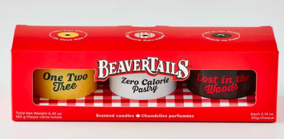 BeaverTails 3 Pack Candles