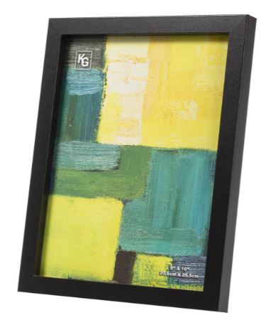 Black Wood Frame Contemp | 8 x 10