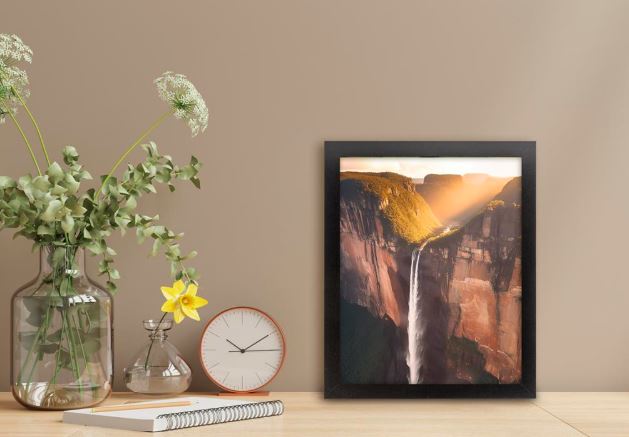 Black Wood Frame Contemp | 8 x 10