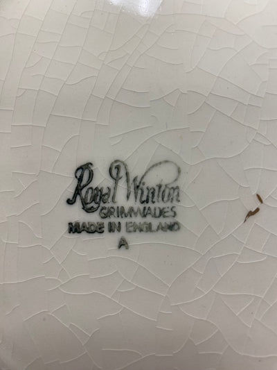 Royal Winton Grimwades Luncheon Plates Pair| Vintage