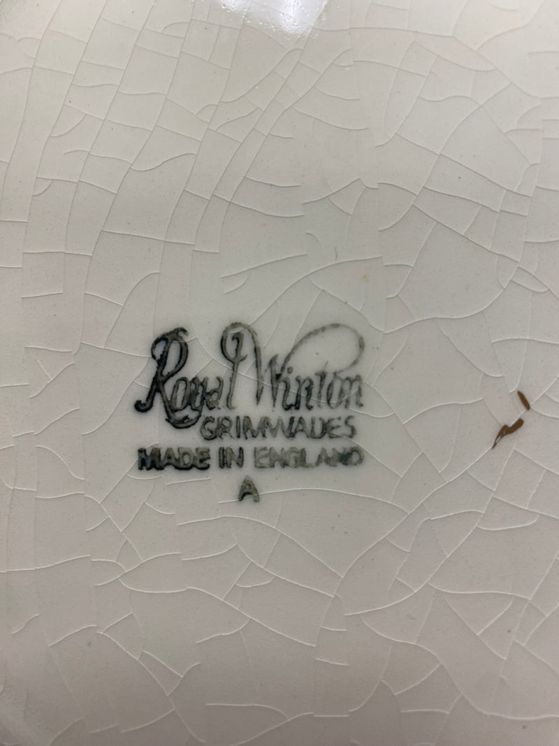 Royal Winton Grimwades Luncheon Plates Pair| Vintage