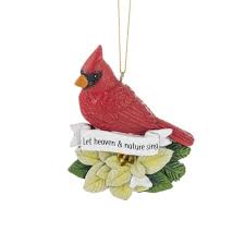 Resin Cardinal Ornament | Let Heaven