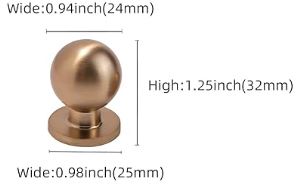 Knob | Champagne Bronze (20)