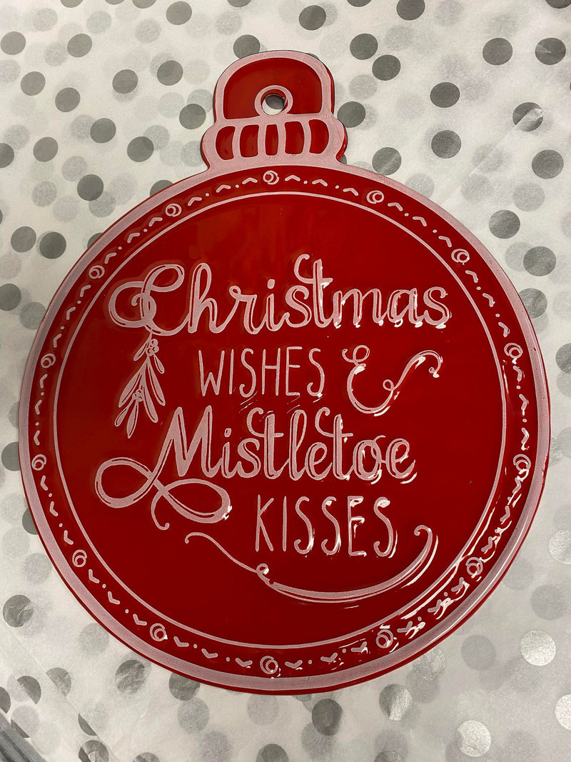 Christmas Wishes Metal Wall Decor