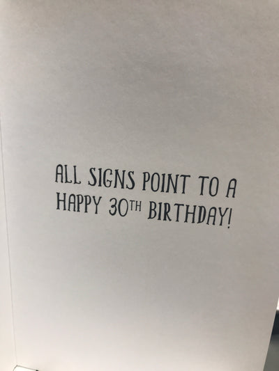 Thirty | Birthday Card