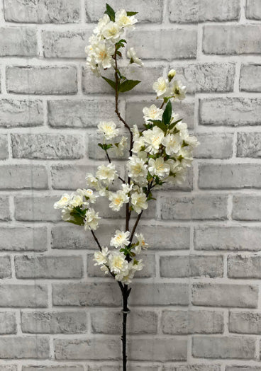 White Cherry Blossom Stem | 36”