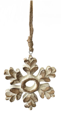 Snowflake Ornament - Natural