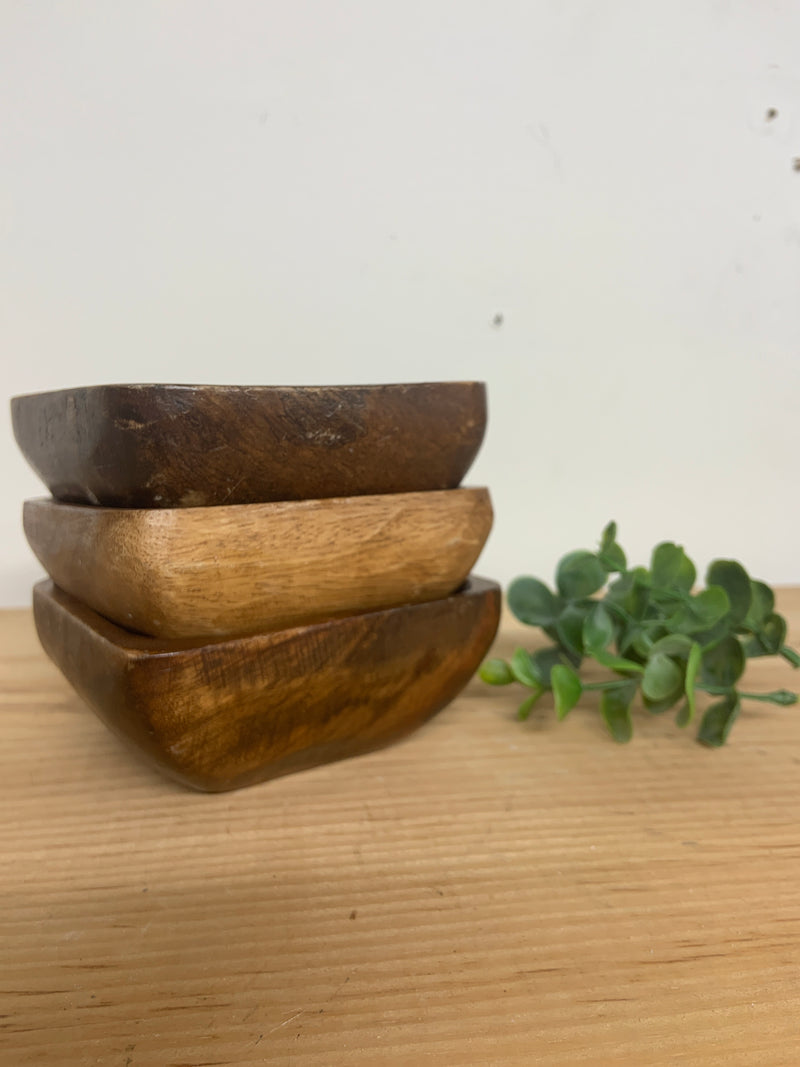 Vintage Wood Dishes