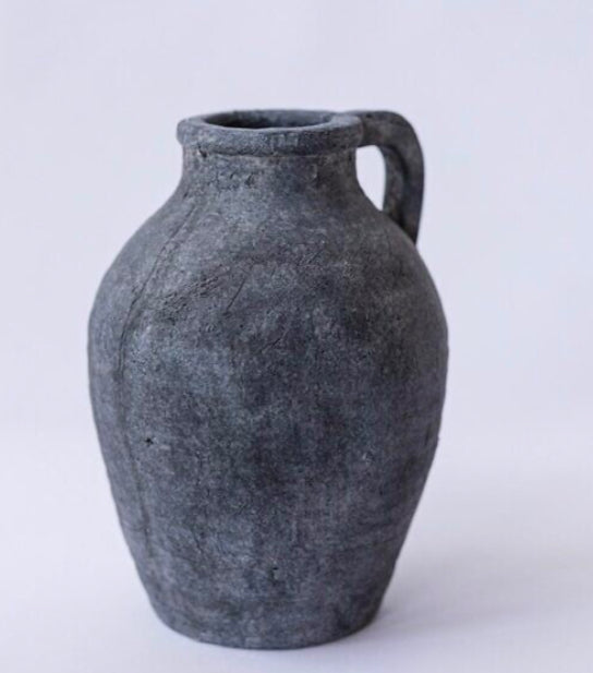 Cement Vase | With Handle