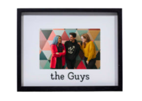 The Guys | Black Picture Frame