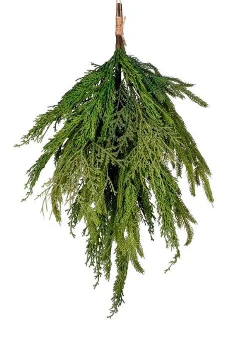 Real Touch Norfolk Cypress | 20”Green Bundle