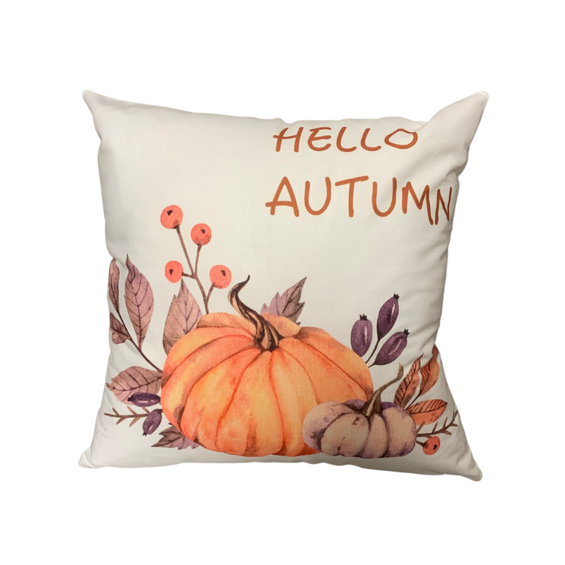 Hello Autumn | Printed Throw Cushion