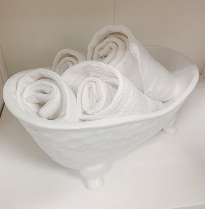 White Ceramic Tub